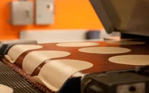 PTFE Fiberglass Belts for Pizza Crust Production-